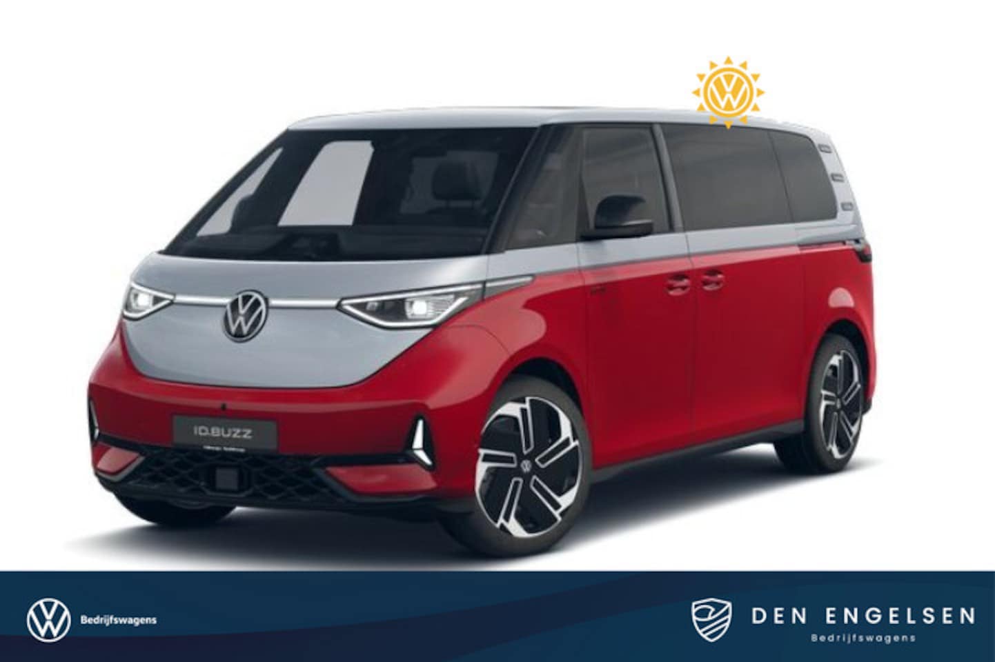 Volkswagen ID. Buzz - GTX Limited Edition 340 pk 4-Motion LWB, 7-peroons, Panoramadak, Navigatie, 21" LM Velgen, - AutoWereld.nl