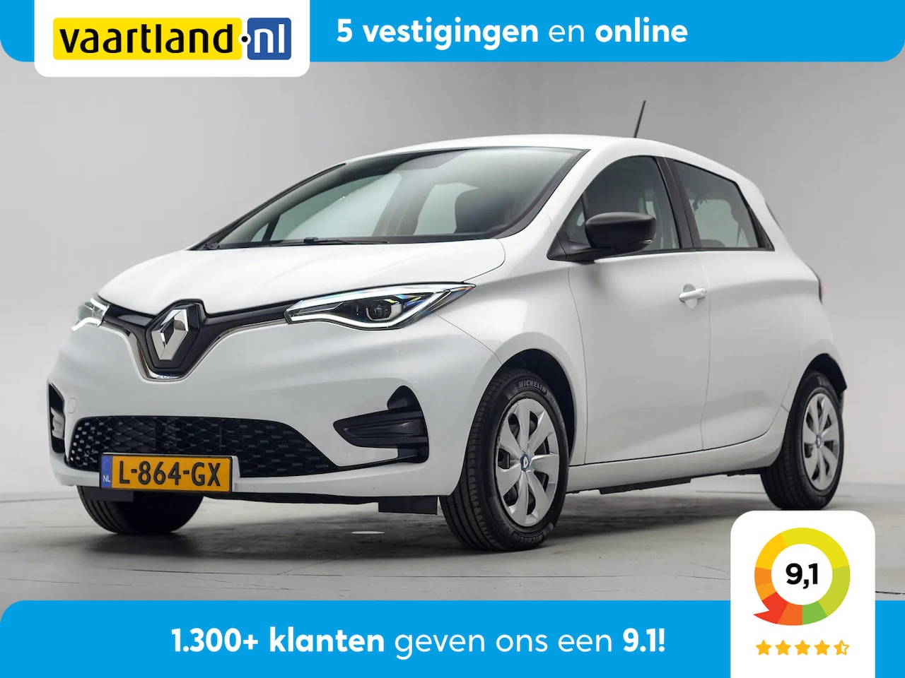Renault Zoe - R110 Life 52kWh [ Koopaccu Navi Climate Cruise Apple/Android ] - AutoWereld.nl