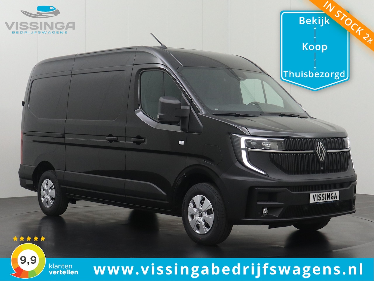 Renault Master E-Tech - L2H2 Long Range Extra 87 kWh Zwart - AutoWereld.nl