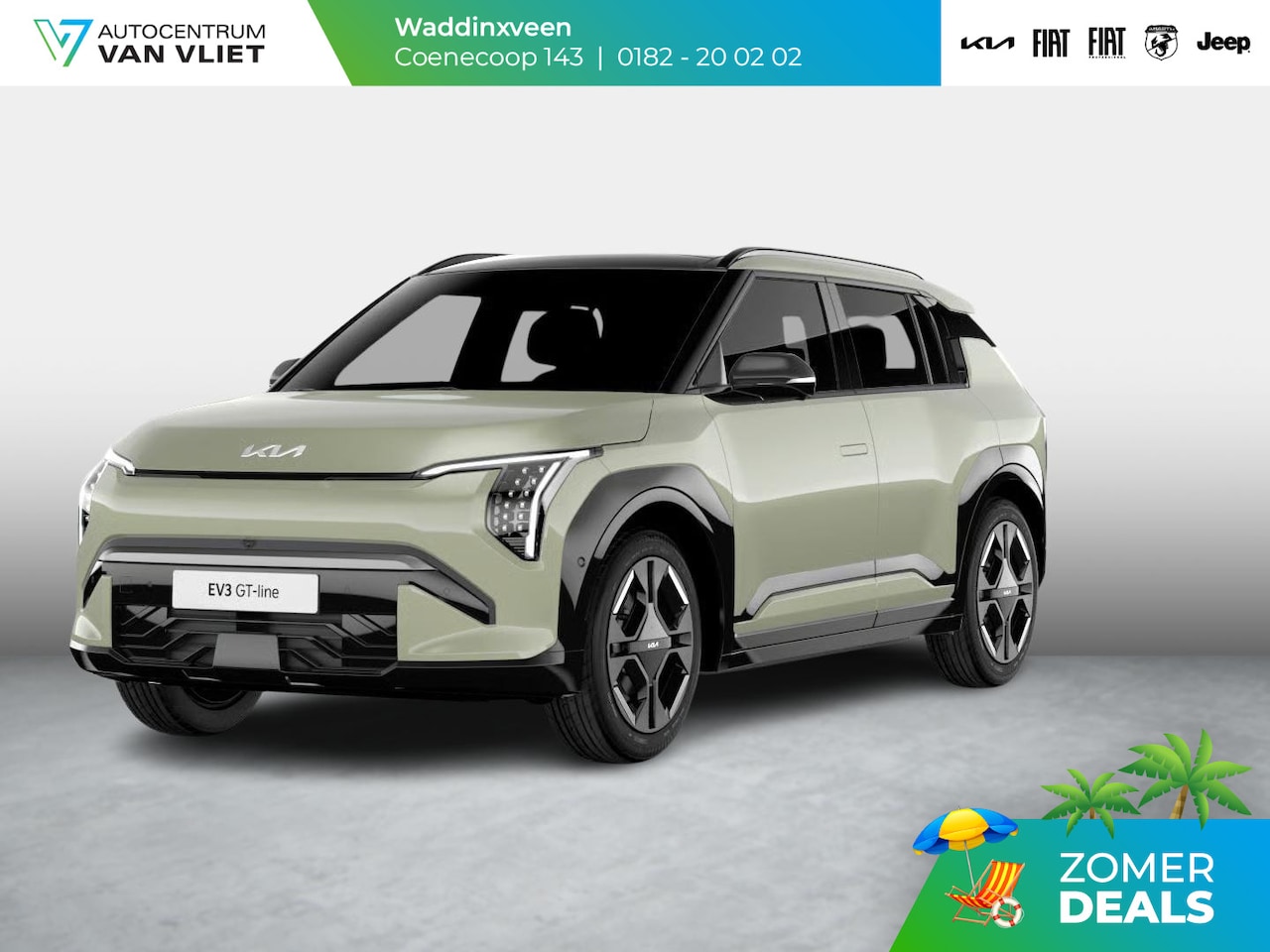 Kia EV3 - GT-PlusLine 81.4 kWh | Schuif/kanteldak | Stoel&Stuur Verw. | Camera | Adapt. Cruise | HUD - AutoWereld.nl
