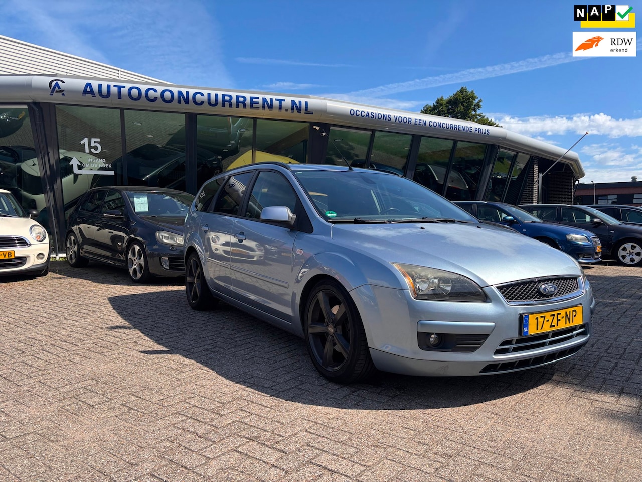 Ford Focus Wagon - 1.8-16V Ambiente FlexiFuel 1.8-16V Ambiente Flexifuel, Airco, Cruise control inruil mogelijk. - AutoWereld.nl