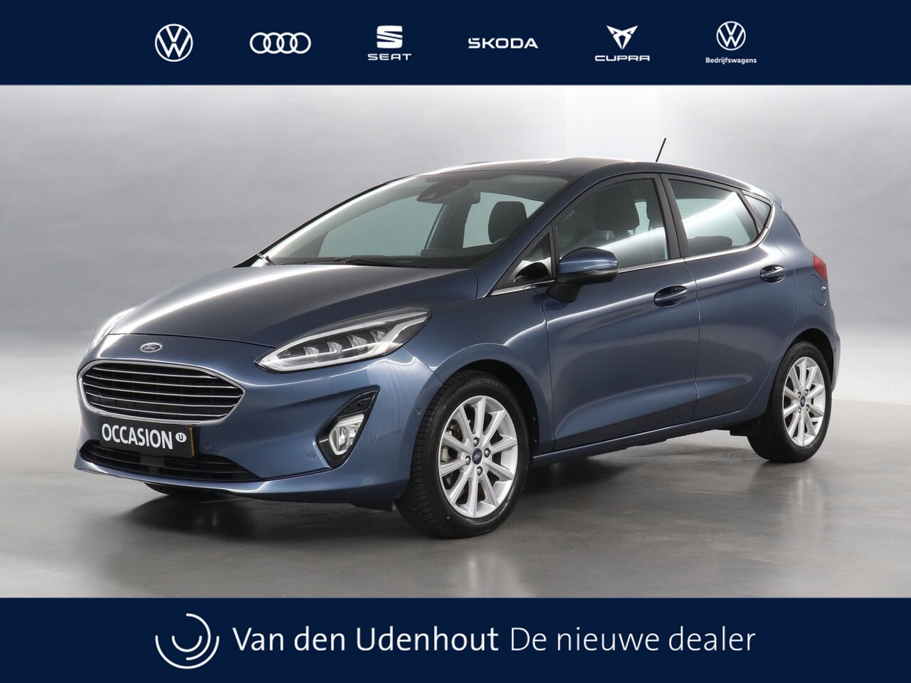 Ford Fiesta - 1.0 100pk EcoBoost Titanium / Navigatie / Keyless / Stoelverwarming - AutoWereld.nl
