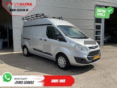 Ford Transit Custom - 2.2 TDCI 155 pk L2H2 Carplay/ 2.8t Trekverm./ Airco/ Cruise/ Imperiaal + Ladder/ PDC/ Trek