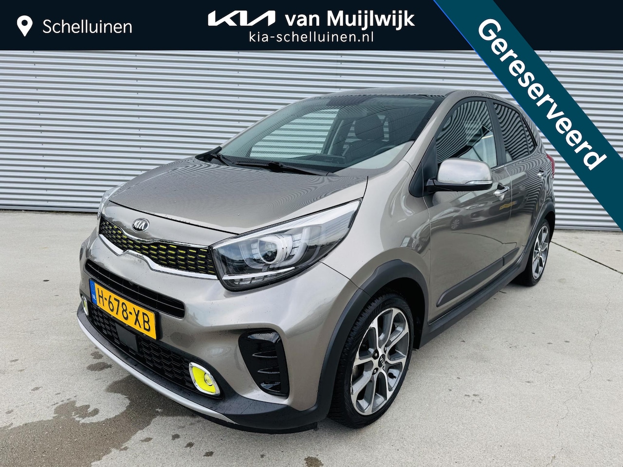 Kia Picanto - 1.0 T-GDI X-Line NW geleverd & onderhouden | Draaghaak tbv fietsendrager - AutoWereld.nl