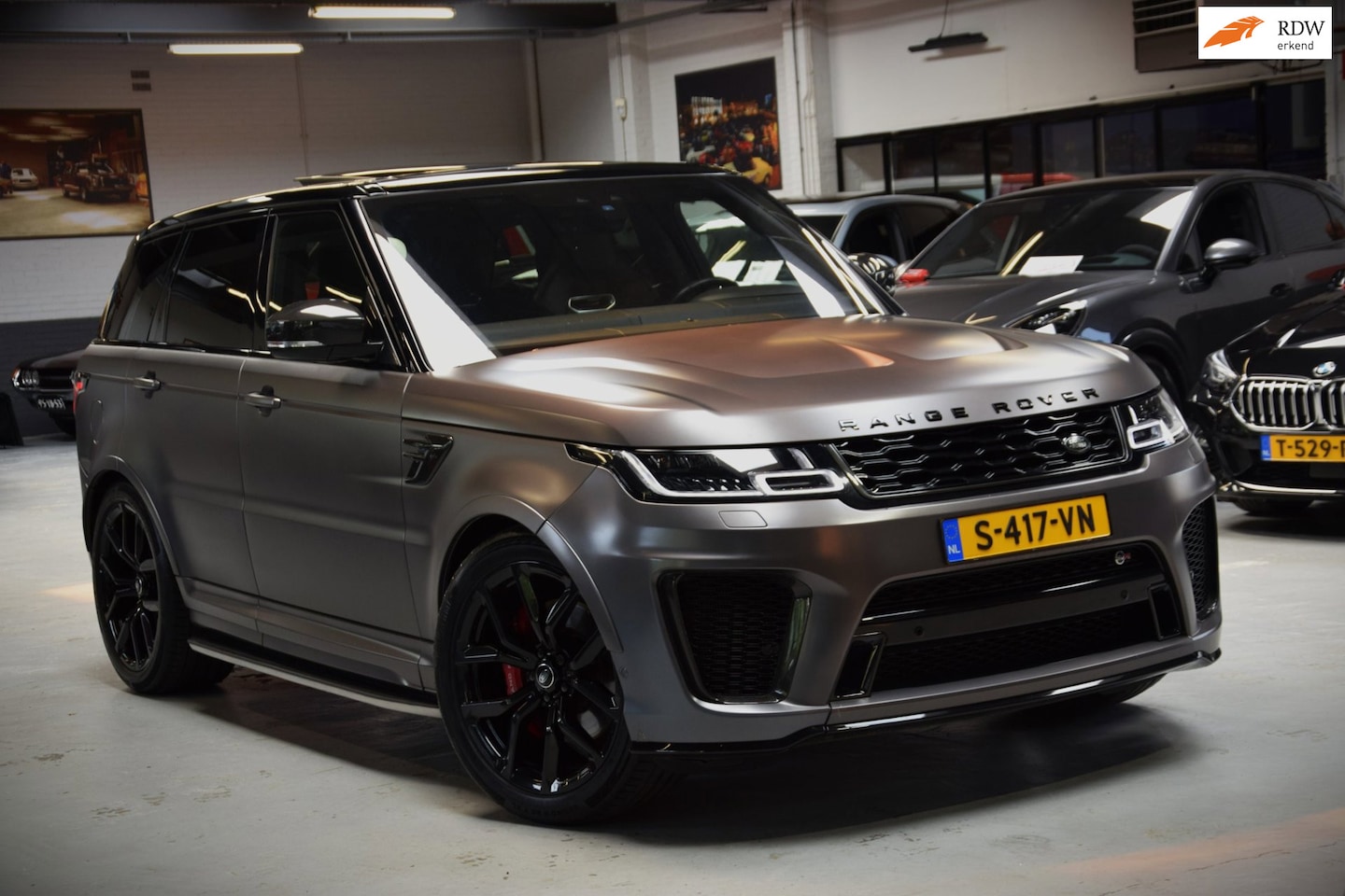 Land Rover Range Rover Sport - 5.0 V8 SC SVR Leder|576pk!!|Panoramadak|SVO Kleur - AutoWereld.nl