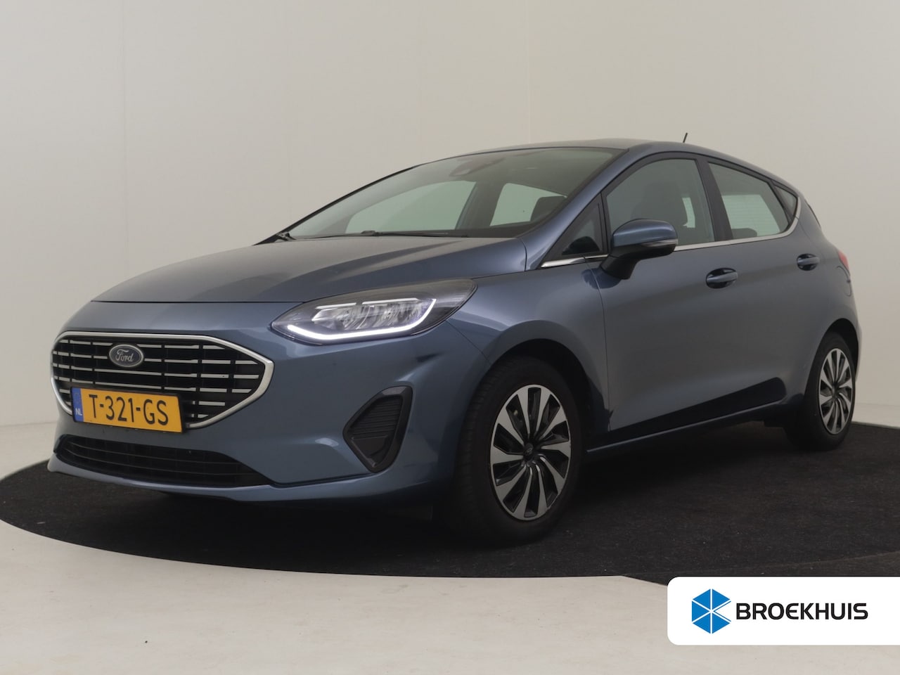 Ford Fiesta - 1.0 EcoBoost Hybrid Titanium l Cr Control l Climate Control l Parkeersensoren l LED l Appl - AutoWereld.nl