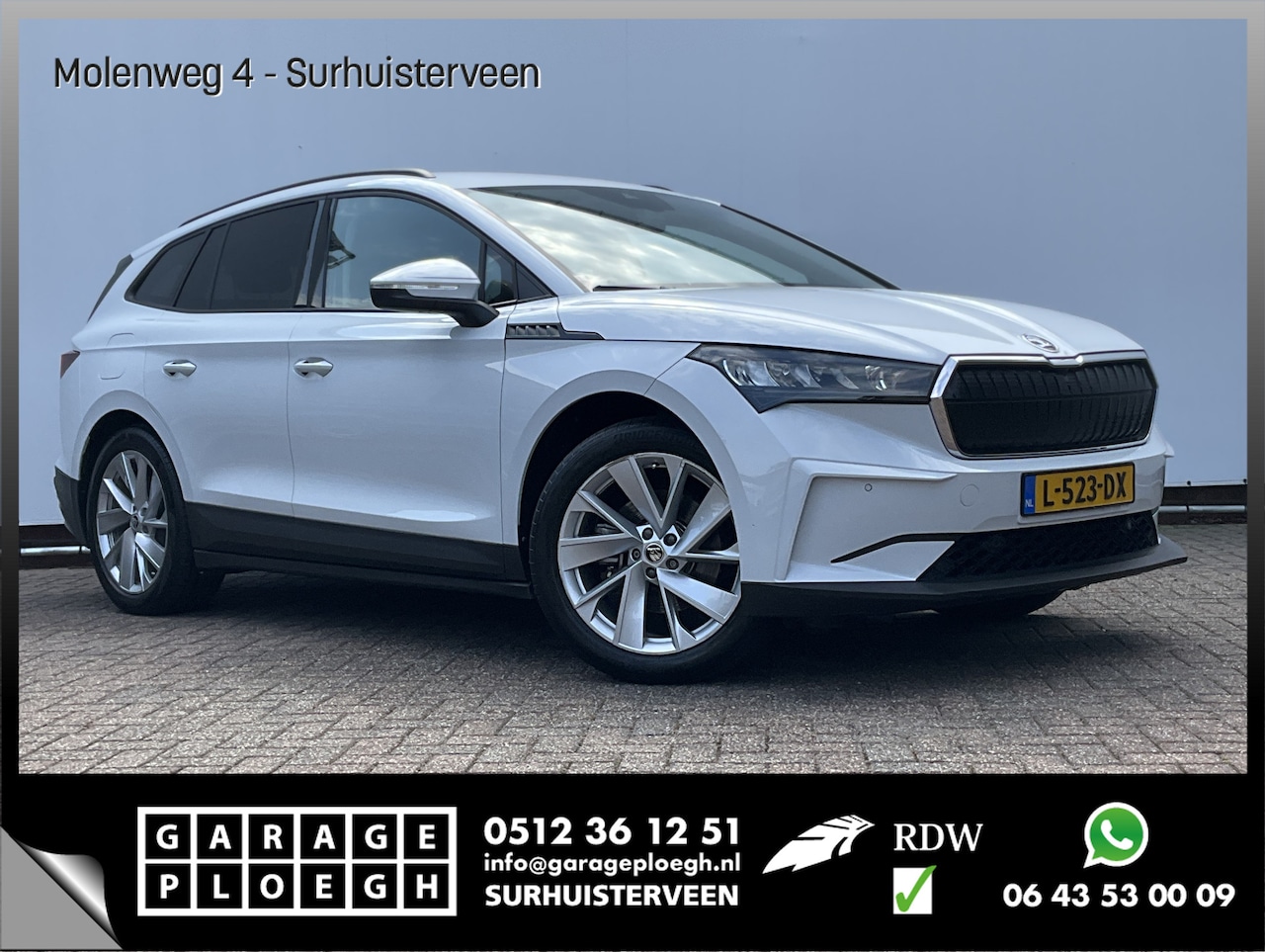 Skoda Enyaq iV - 60 SOH 94.5% Carplay Stoel/Stuurverw. Trekhaak Adapt.Cruise - AutoWereld.nl