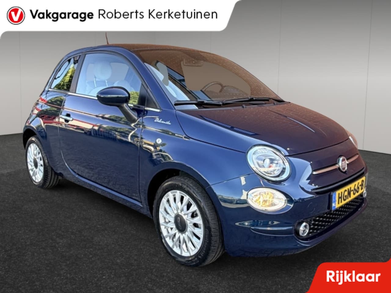 Fiat 500 - 1.0 Hybrid Dolcevita Panoramadak Half leder Carplay - AutoWereld.nl