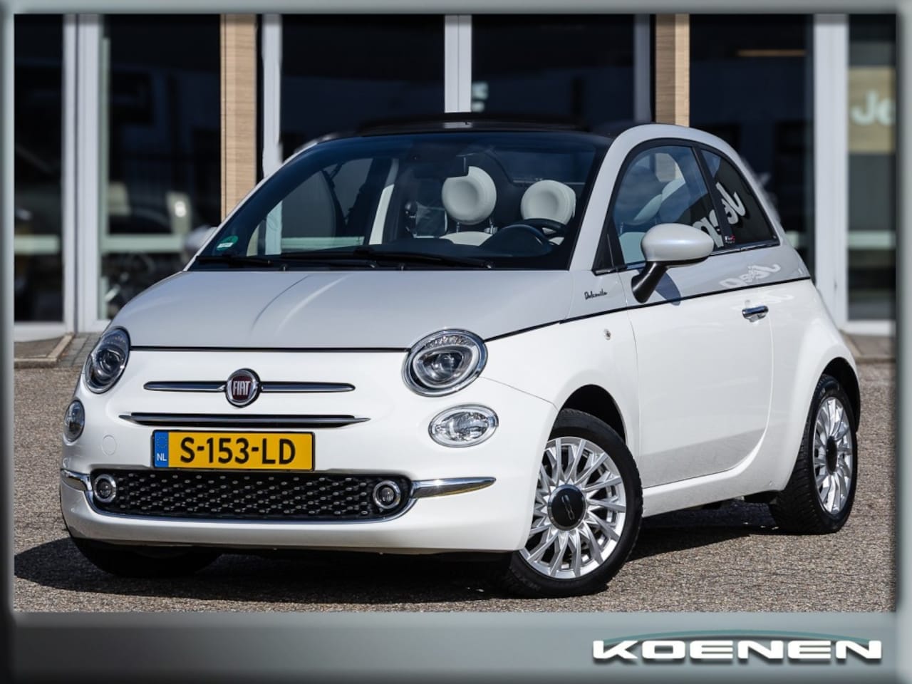 Fiat 500 - 1.0 Hybrid Dolcevita Bi-Colore CLIMATE  / CRUISE / LM - AutoWereld.nl
