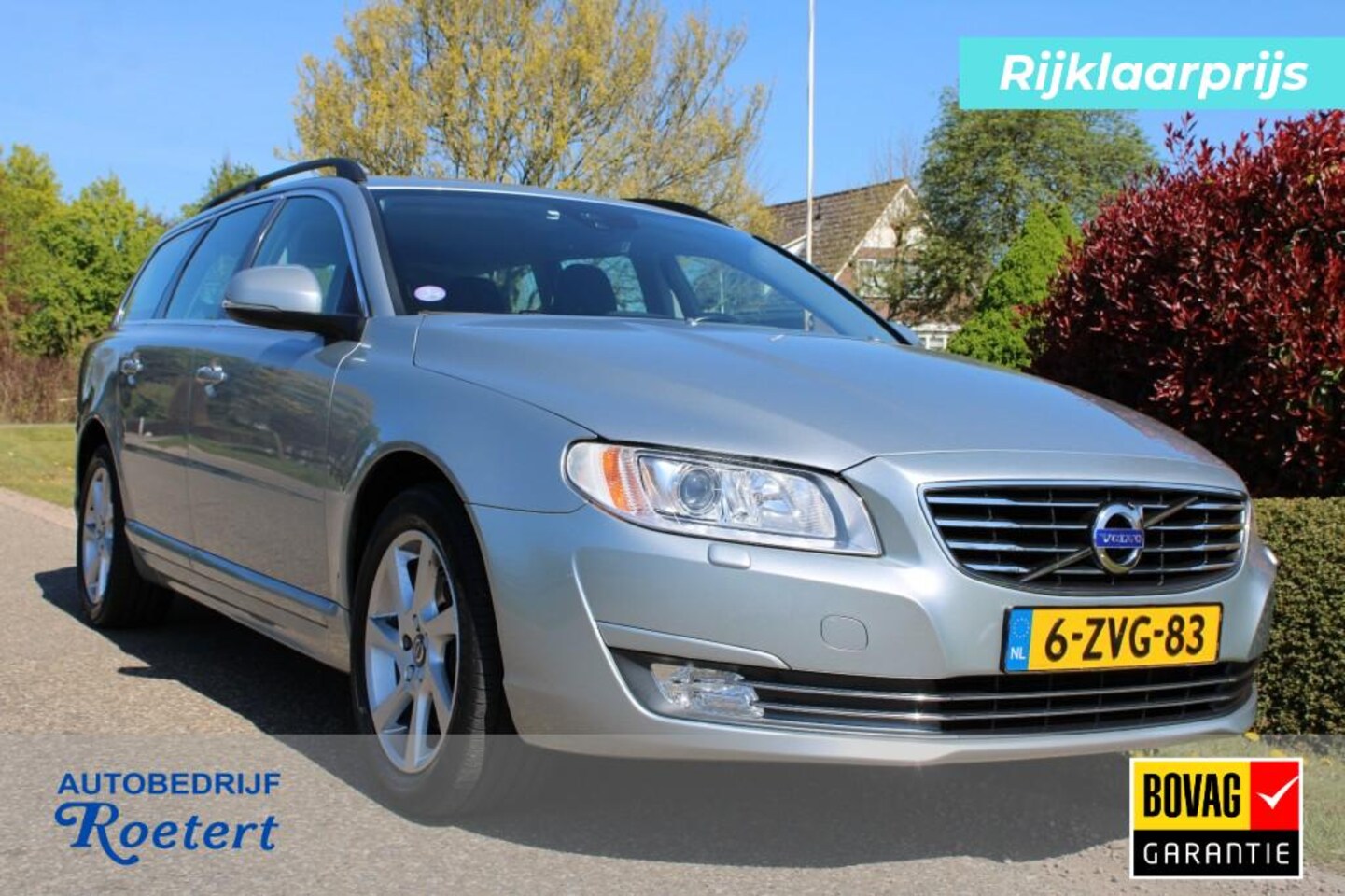 Volvo V70 - 2.0 T5 245pk Nordic+ Automaat leer/ECC/cruise/navi/trekhaak - AutoWereld.nl