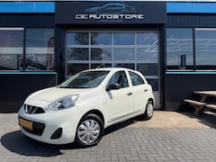 Nissan Micra - 1.2 Visia Pack Airco Elektrische Ramen 128 Dkm Parelmoerwit Zeer Nette Auto