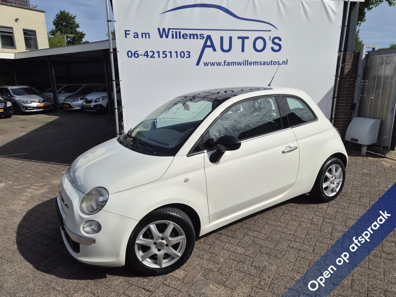 Fiat 500 - 0.9 TwinAir Lounge Airco Panoramadak - AutoWereld.nl
