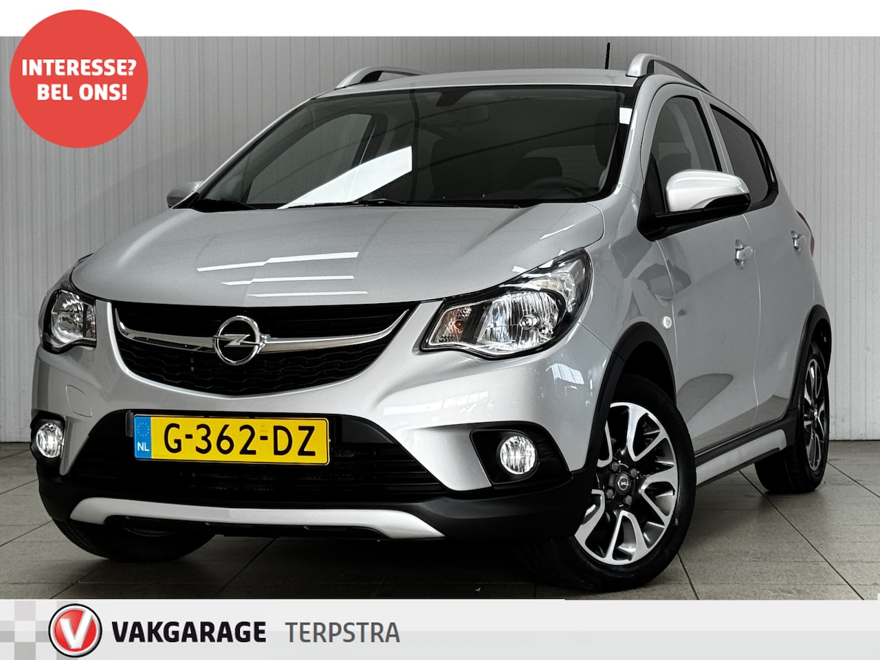 Opel Karl - 1.0 Rocks Online Edition/ Apple + Android/ Dakrails/ DAB+/ 15'' LMV/ Extra getint glas/ Mu - AutoWereld.nl