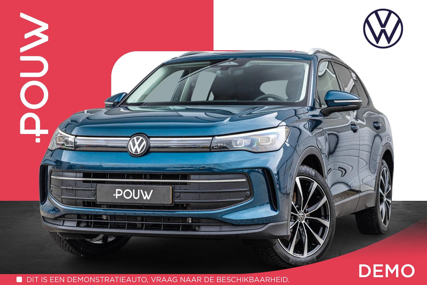 Volkswagen Tiguan - 1.5 eHybrid 204pk DSG Life Edition | Trekhaak Wegklapbaar | 20" Velgen - AutoWereld.nl