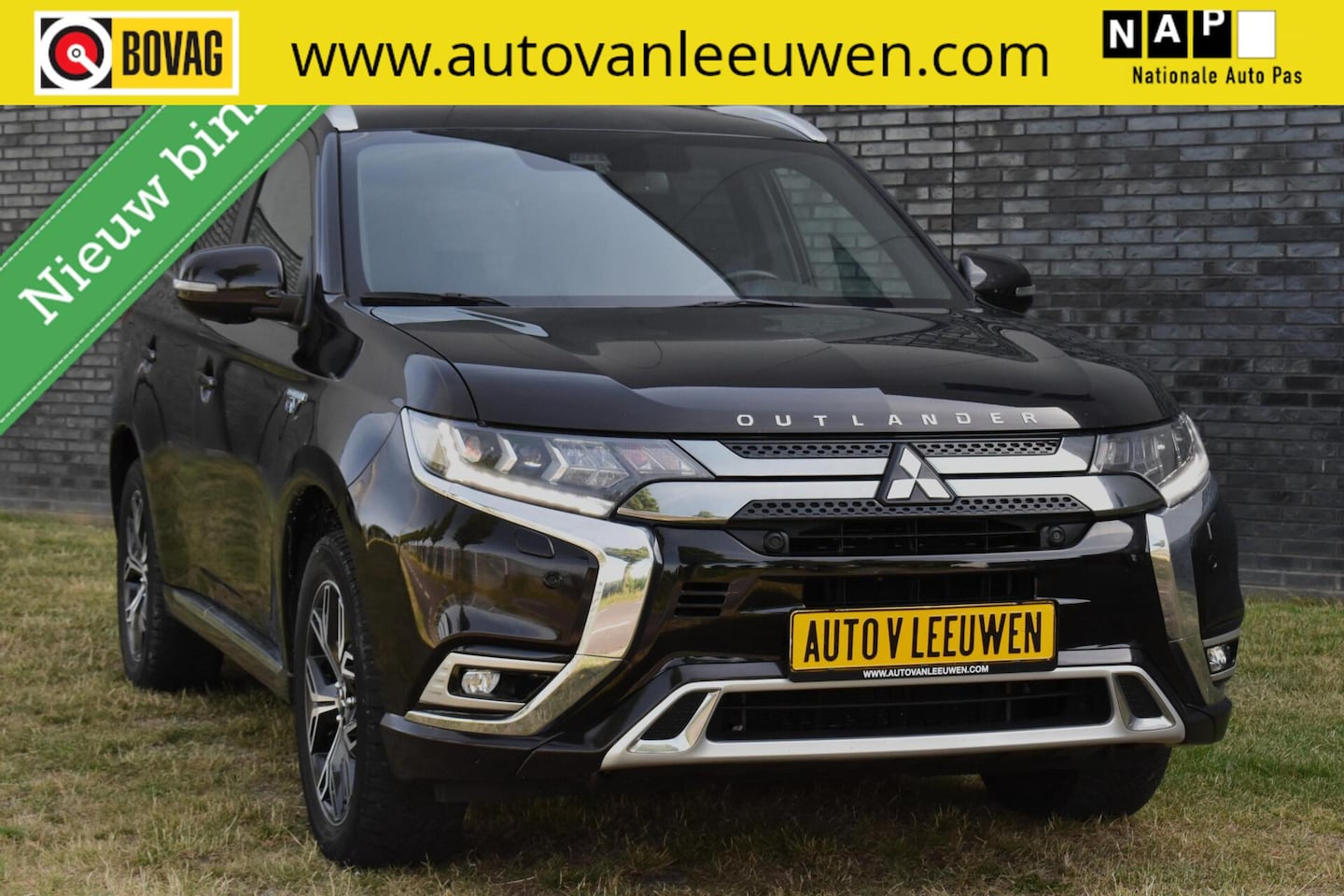 Mitsubishi Outlander - 2.4 PHEV Diamand Edition LEDER VOL! 360º/PANORAMADAK/CAMERA/ACC/ETC,! - AutoWereld.nl