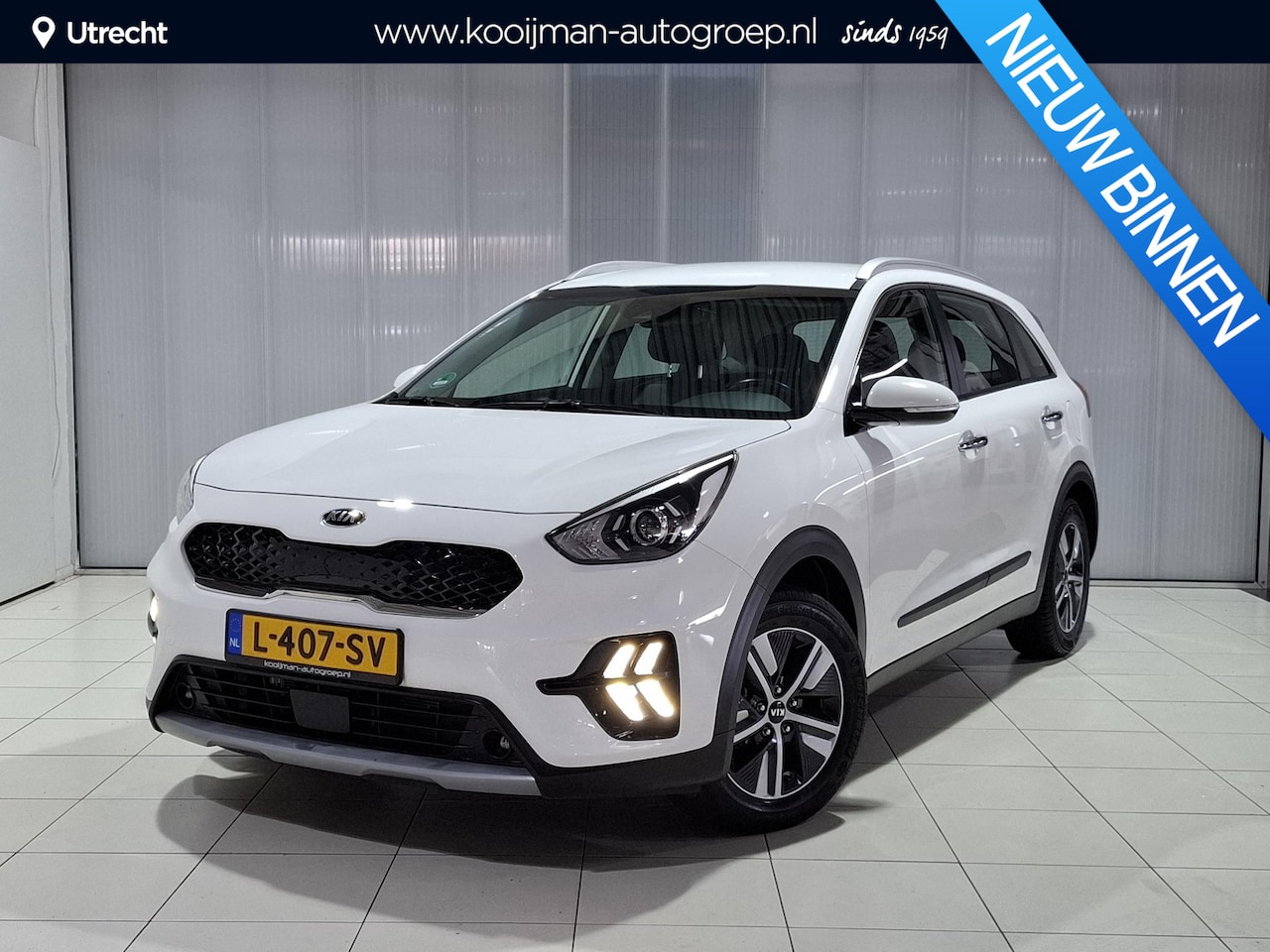 Kia Niro - 1.6 GDi Hybrid DynamicLine Apple Carplay/Android Auto, Navigatie, Camera. - AutoWereld.nl