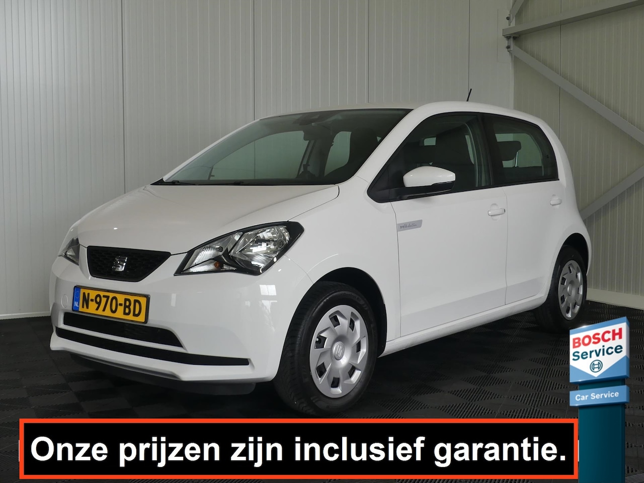 SEAT Mii Electric - 83PK AUTOMAAT SOH 89% CLIMATE/PDC/CRUISE/EL.RAMEN/BLUETOOTH - AutoWereld.nl