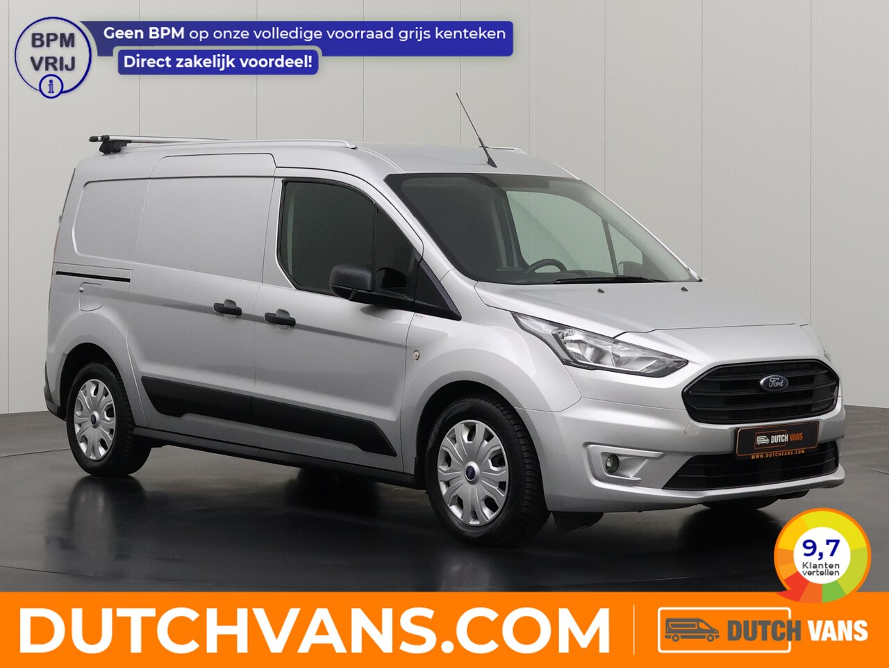 Ford Transit Connect - 120PK Lang | 3-Zits | Navigatie | Camera | Betimmering - AutoWereld.nl