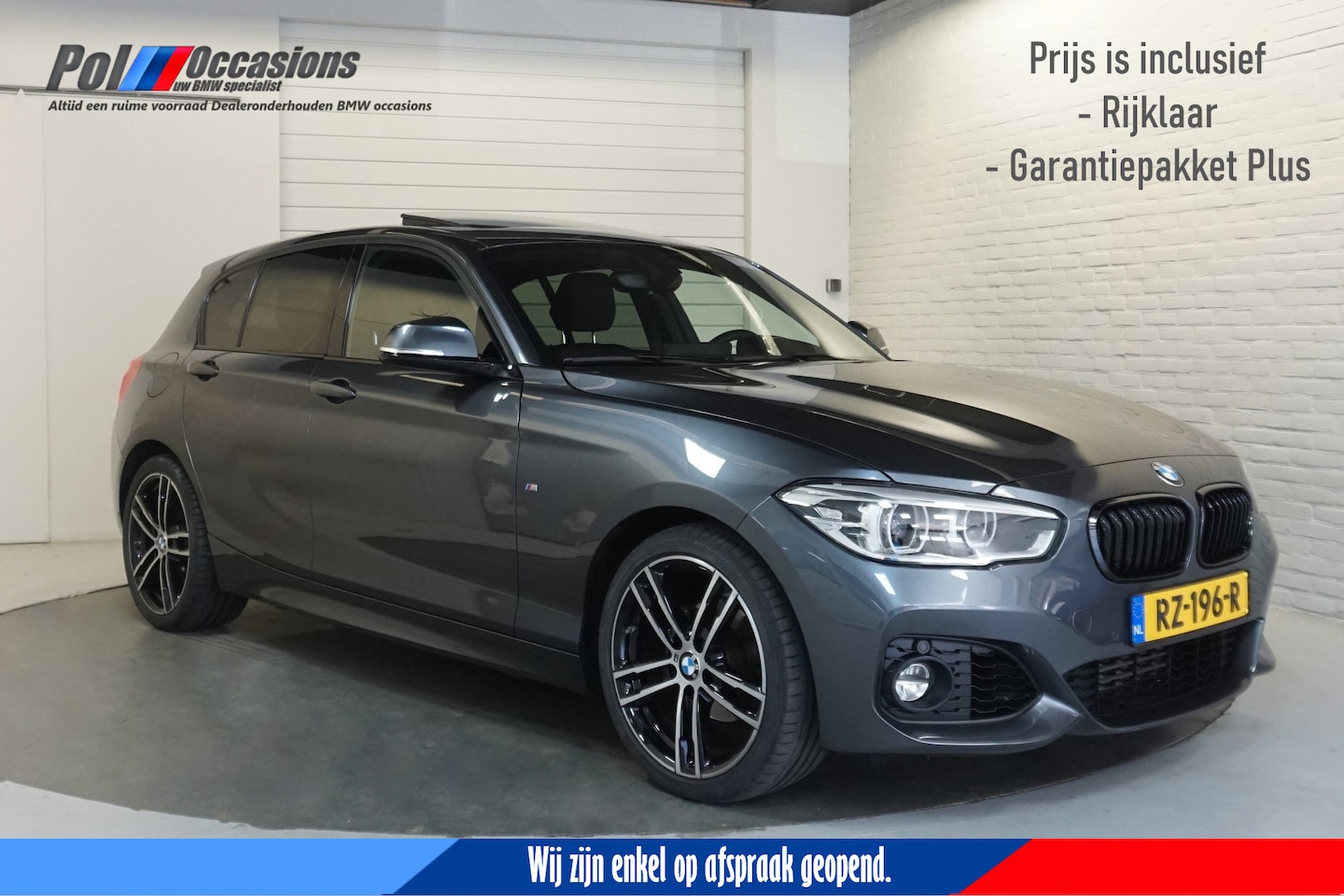 BMW 1-serie - 118i M-Pakket | Carplay | Schuifkantel | H&K | NAP - AutoWereld.nl