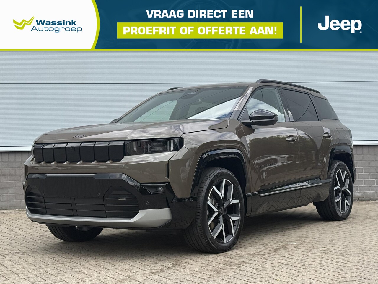 Jeep Compass - First Edition 74 kWh | Premium Pack | Convenience Pack | Panoramadak | Warmtepomp - AutoWereld.nl