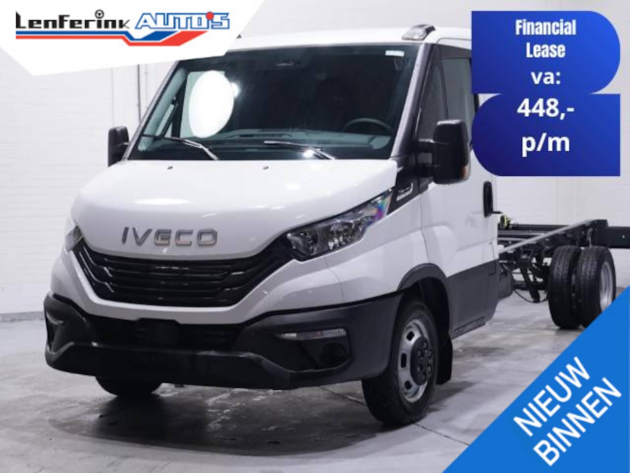 Iveco Daily - 35C14 140 pk Automaat Chassis Nieuw Apple Carplay, Dubbel lucht achter, Airco ECC, Cruise, - AutoWereld.nl