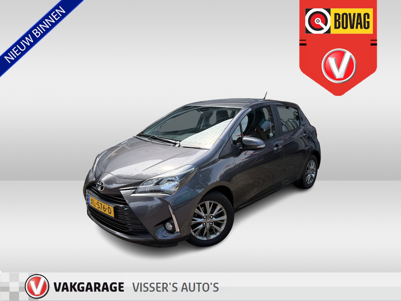 Toyota Yaris - 1.0 VVT-i Active | airco | zuinig | 15 inch velgen met allseason banden | - AutoWereld.nl