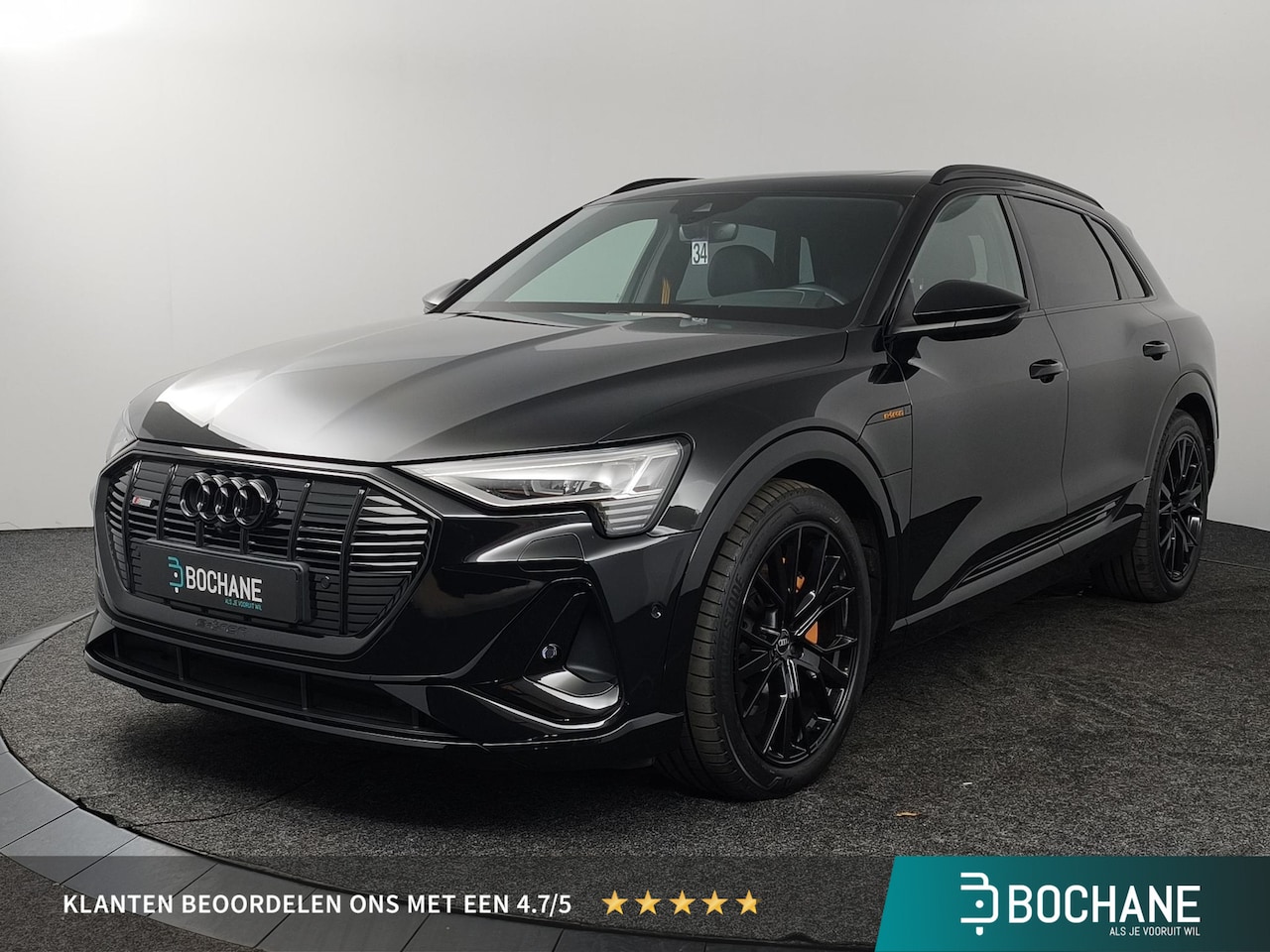 Audi e-tron - 55 quattro S edition 95 kWh BLACK EDITION | AFNEEMBARE TREKHAAK | PANORAMADAK - AutoWereld.nl