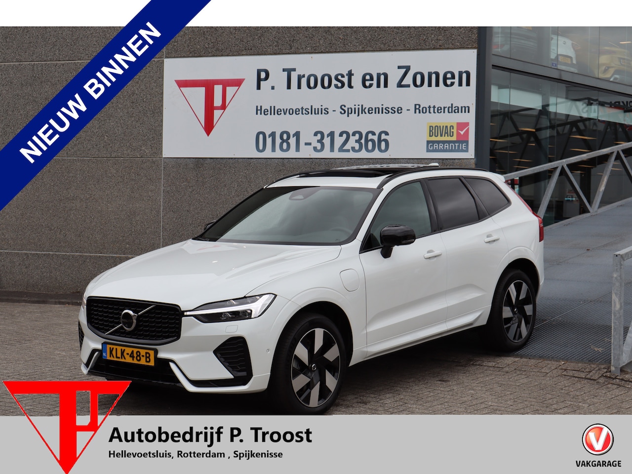Volvo XC60 - 2.0 T8 Plug-in hybrid AWD Plus Dark Soh 100% FABRIEKSGARANTIE Panoramadak/Orrefors kristal - AutoWereld.nl