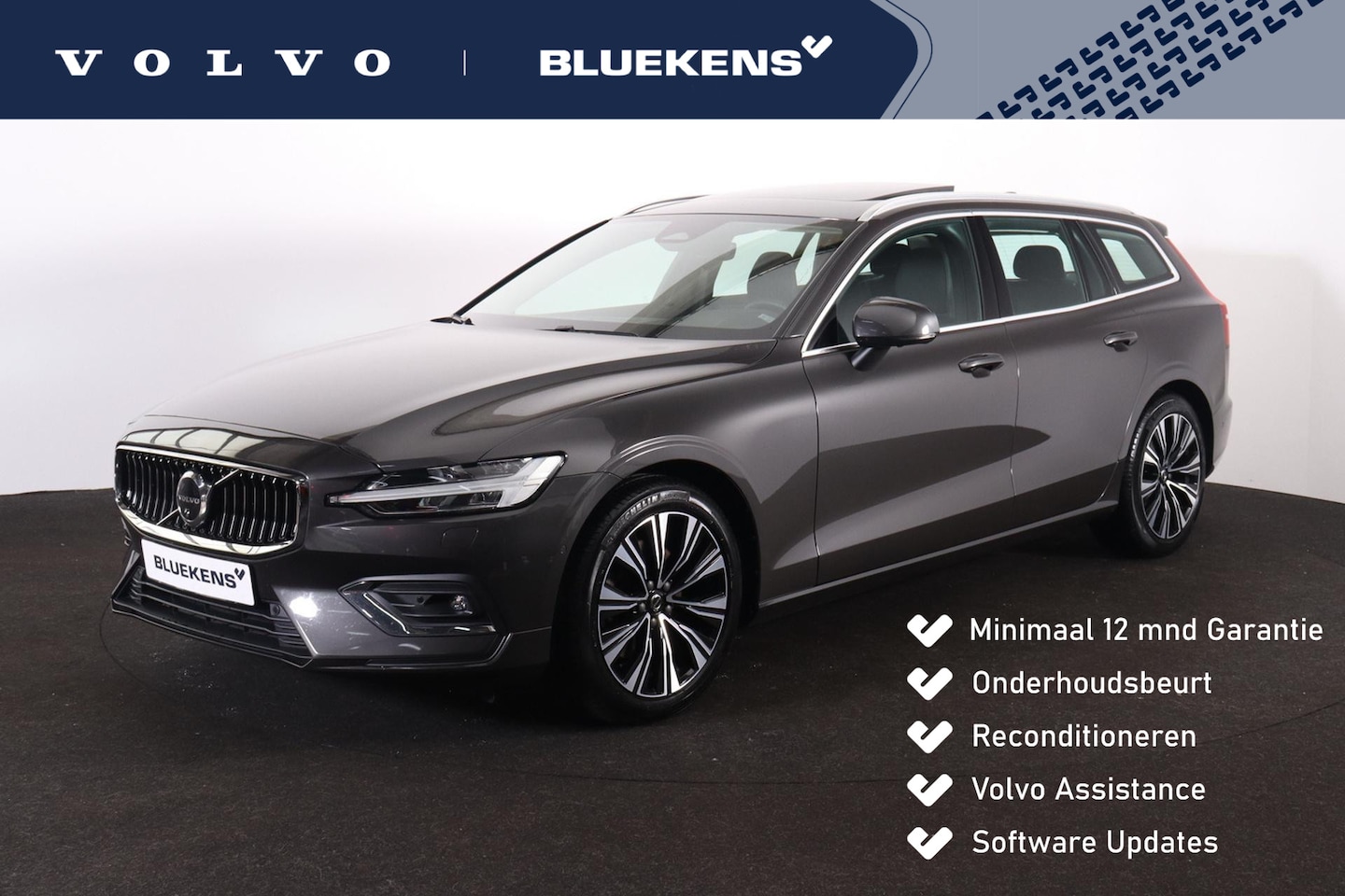 Volvo V60 - B4 Plus Bright - Panorama/schuifdak - IntelliSafe Assist - 360º Camera - Harman/Kardon aud - AutoWereld.nl