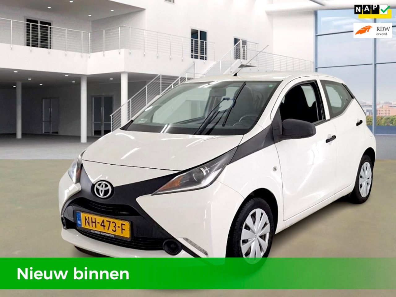 Toyota Aygo - 1.0 VVT-i x-now NAP Airco-Bluetooth-Elek.ramen-Led verlichting-Nw APK - AutoWereld.nl