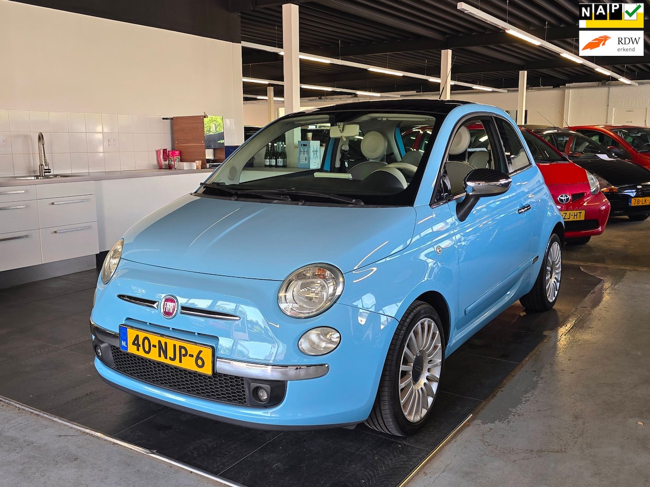 Fiat 500 - 0.9 TwinAir Lounge/CARPLAY/AIRCO/N.A.P/ - AutoWereld.nl