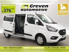 Ford Transit Custom - 2.0 TDCI L2H1 | DC | 6 Zits | 2800kg Trekgew. | Airco | Cruise | 2xSchuifdeur | Parkeersen