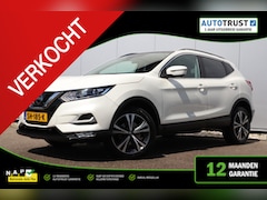 Nissan Qashqai - 1.2 N-Connecta Panoramadak Navigatie Achteruitrijcamera Clima Cruise Bluetooth