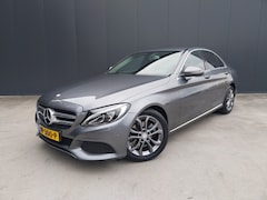Mercedes-Benz C-klasse - 180 AUTOMAAT Prestige HALF LEER LED NAVI CRUISE ECC AFNB TREKHAAK