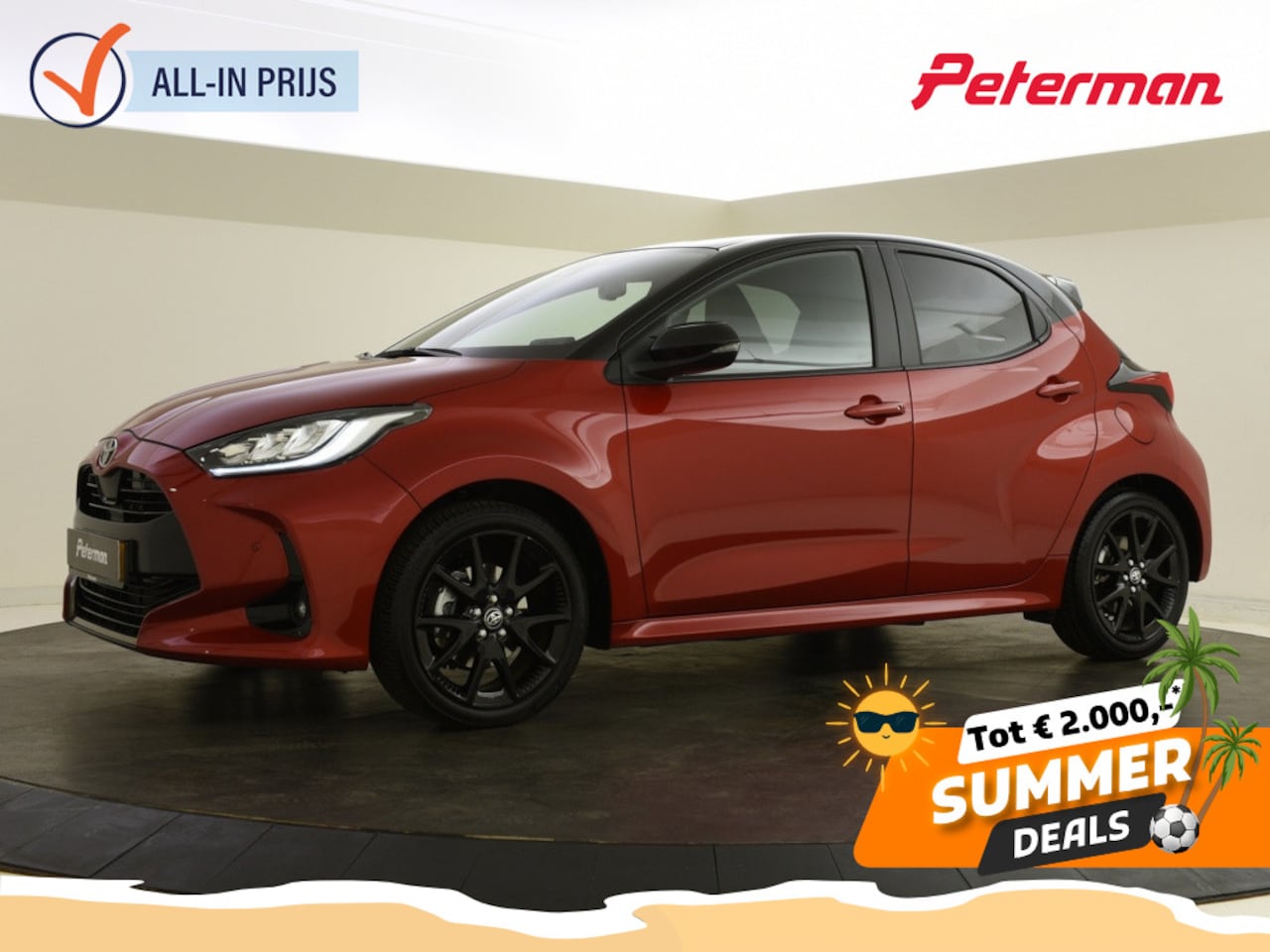 Toyota Yaris - 1.5 Hybrid Executive Bi-Tone | Trekhaak | Blindspot | - AutoWereld.nl