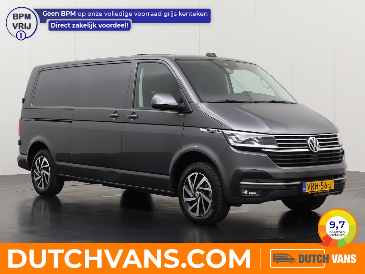 Volkswagen Transporter - 2.0TDI 150PK DSG Automaat Lang Bulli 75" | Virtual Cockpit | Navigatie | Camera | Werkplaa - AutoWereld.nl
