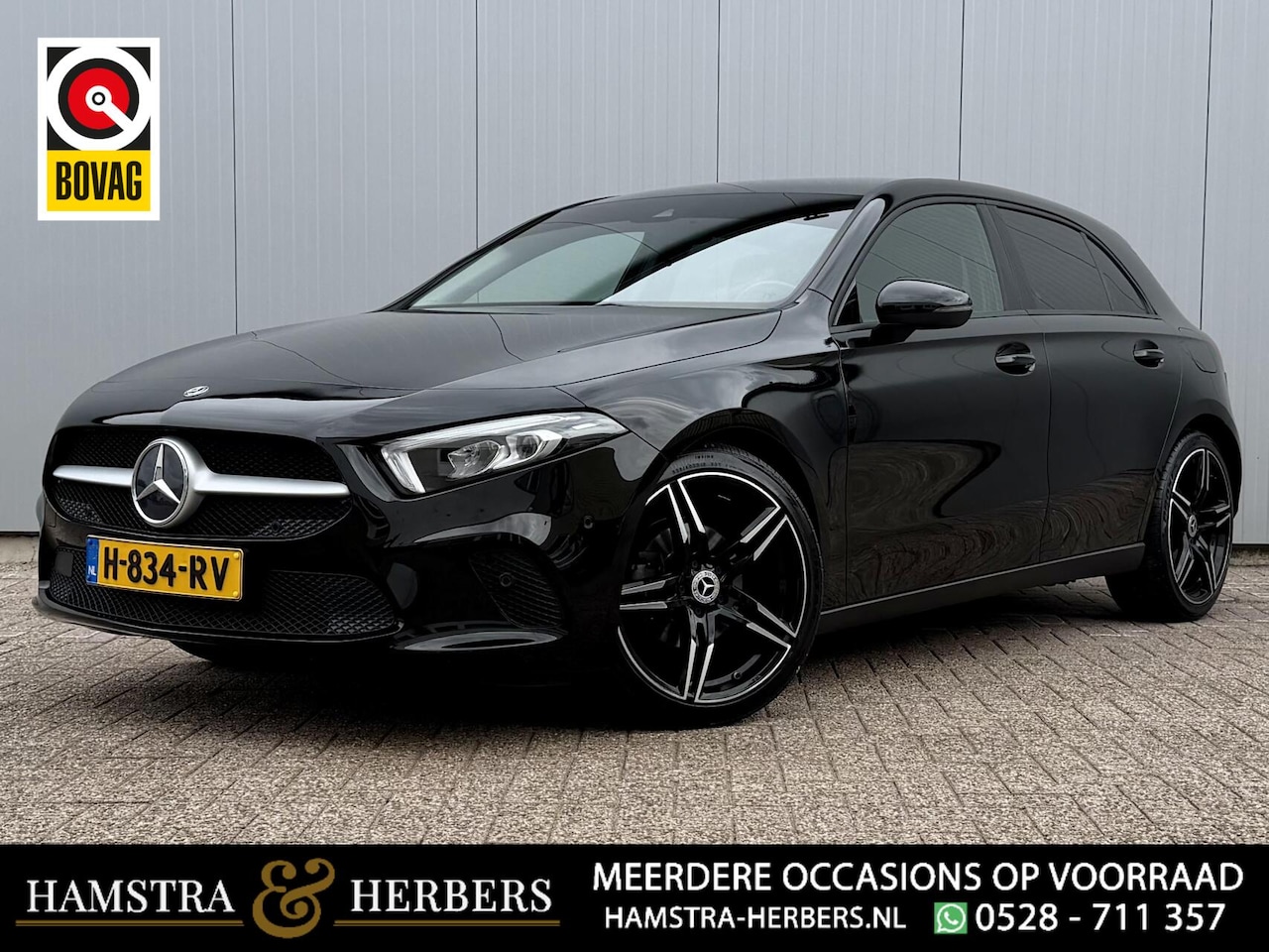 Mercedes-Benz A-klasse - 180 Premium AMG-line zwart - AutoWereld.nl