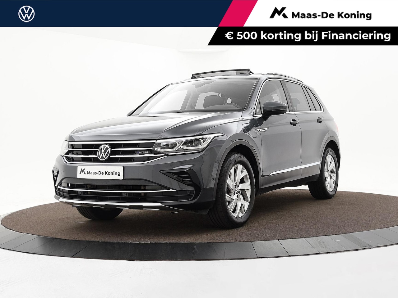 Volkswagen Tiguan - 1.4 TSI 245pk eHybrid Elegance · Panoramadak · Camera · P-Sensoren · Dodehoek Detectie · 1 - AutoWereld.nl