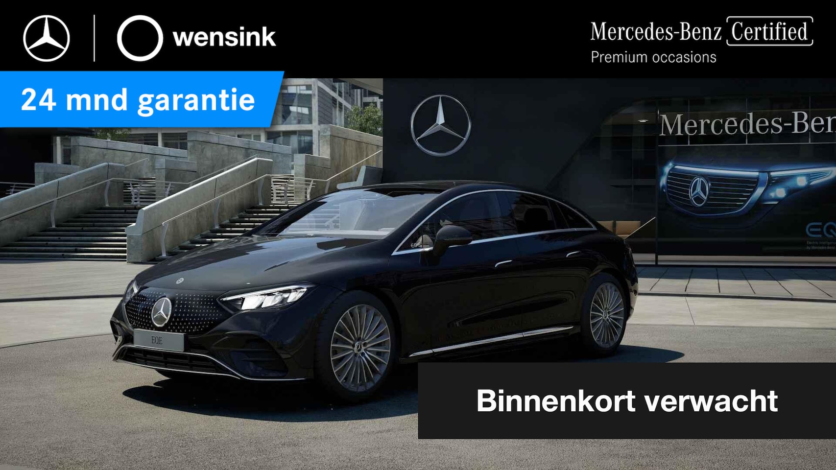 Mercedes-Benz EQE - 300 Business Solution AMG 90 kWh | Panoramadak | Luchtvering | Memory | Multispaaks lichtm - AutoWereld.nl