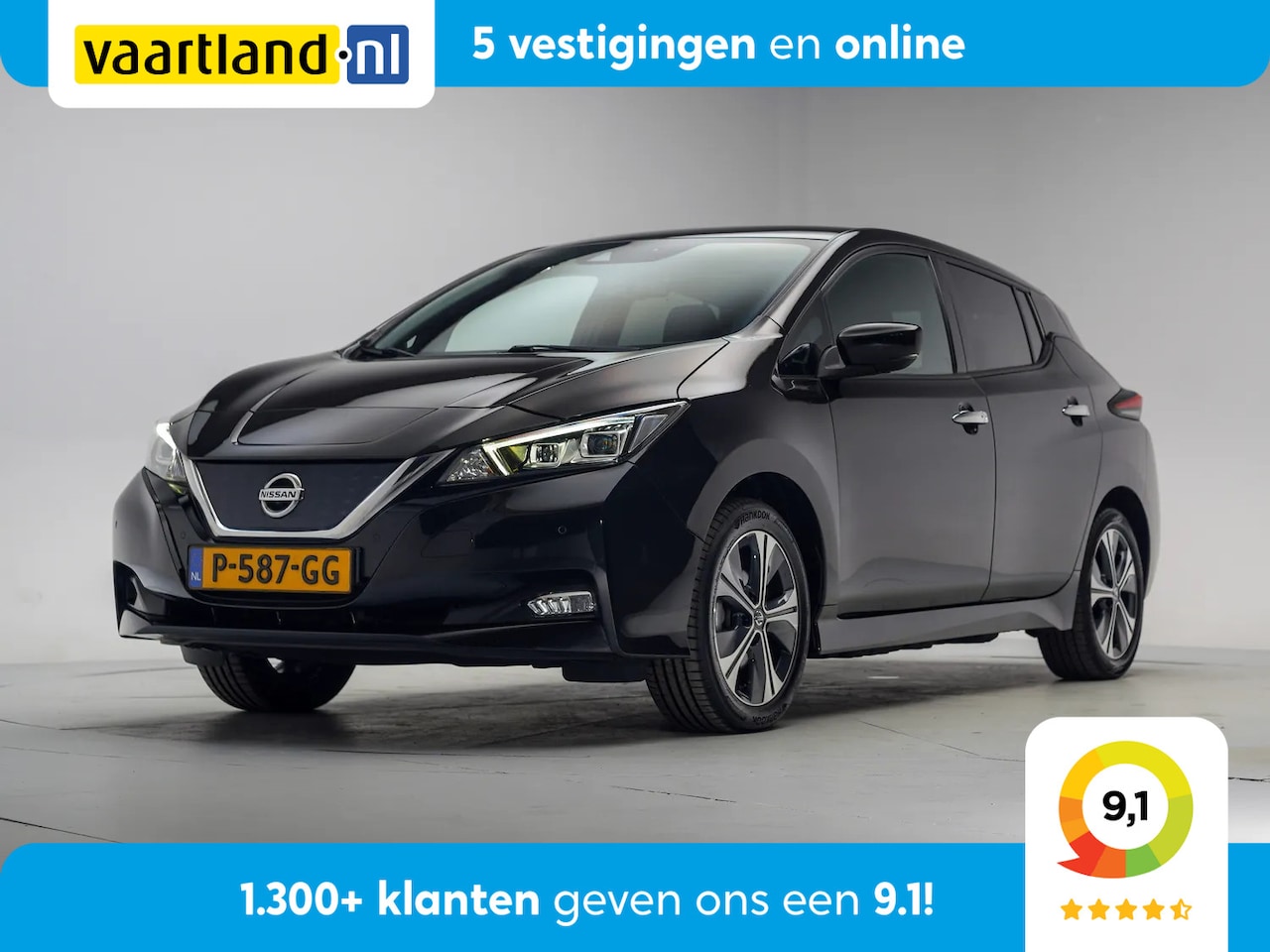 Nissan LEAF - e+ N-Connecta 62 kWh 3-Fase [ Navi 360°Cam Stoelverwarming ] - AutoWereld.nl