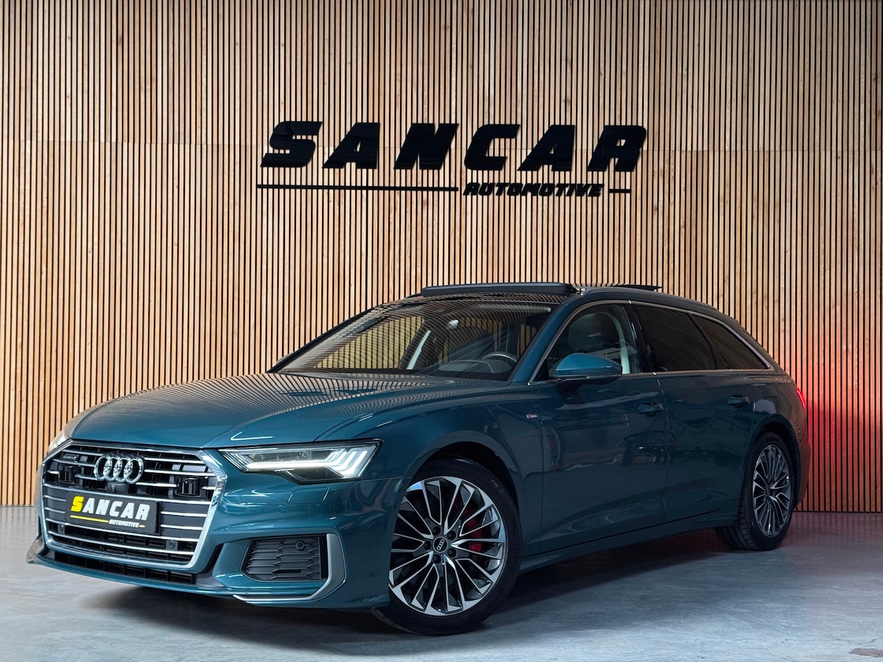 Audi A6 Avant - 55 TFSI e quattro S- Line Competition PANO|B&O|HUD|360°|TREKHAAK|AMBIENT|NACHTZICHT|STANDK - AutoWereld.nl