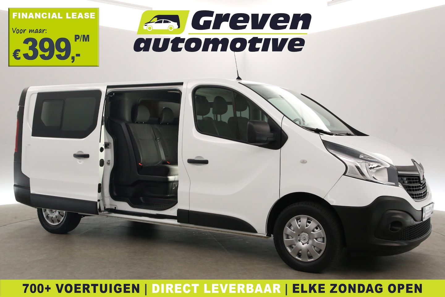 Renault Trafic - 2.0 DCI 145PK L2H1 | DC | 6 Zits | Automaat | Airco | Camera | Cruise | Carplay | Trekhaak - AutoWereld.nl