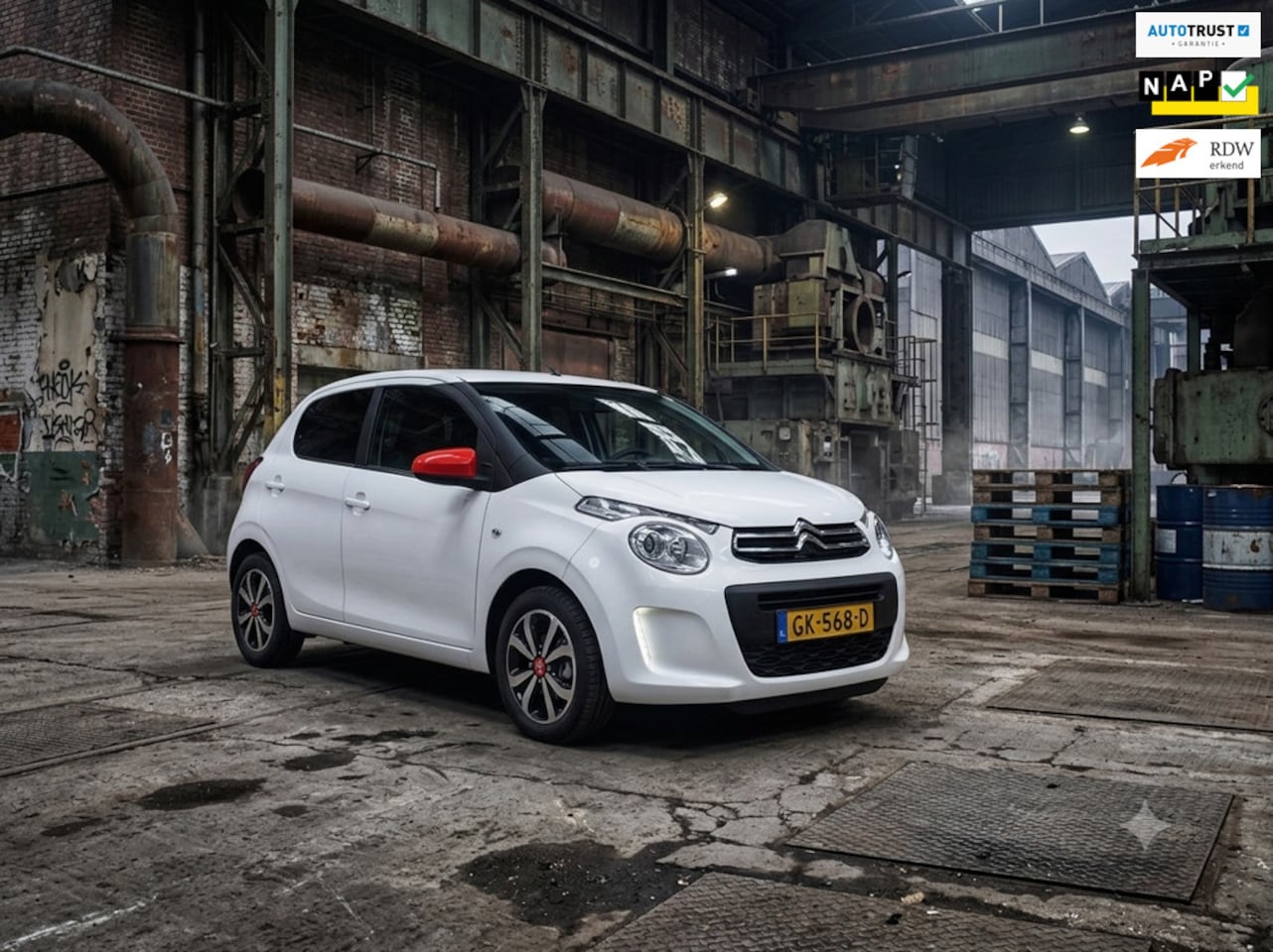 Citroën C1 - 1.0 e-VTi Airscape Feel | Open dak | Multi Media | Cruise | Camera - AutoWereld.nl