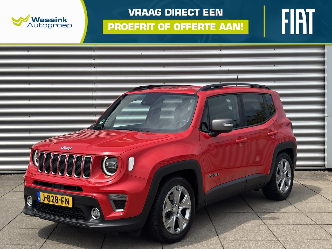 Jeep Renegade - 1.3T Freedom Navigatie | Camera | Leder | Stoel/stuurwielverwarming | Climate Control | Ke - AutoWereld.nl