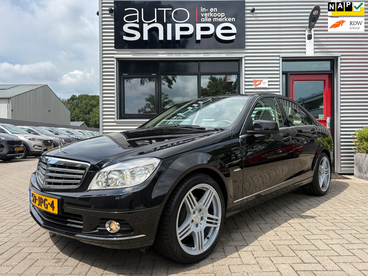 Mercedes-Benz C-klasse - 200 K Elegance -VOLLEDER-TREKHAAK-1800 KG TREKGEWICHT-CLIMA-NAVI-BLUETOOTH-ORIGINEEL NEDER - AutoWereld.nl