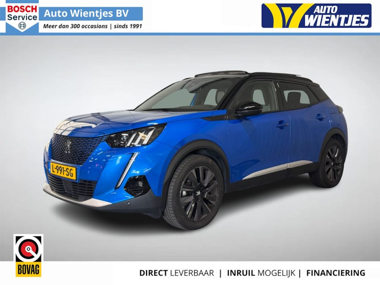Peugeot e-2008 - EV GT Pack 50kWh 3-Fase SOH 89% | Pano | Navi | Camera - AutoWereld.nl