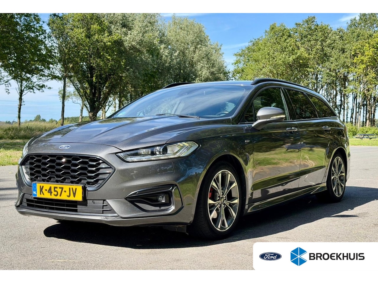 Ford Mondeo Wagon - 2.0 IVCT HEV ST-Line | Airco (automatisch) | Cruise control adaptief | Stuurwiel verwarmd - AutoWereld.nl