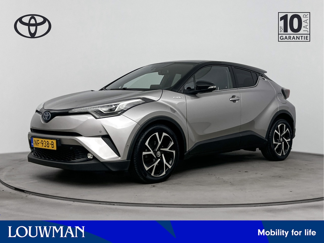 Toyota C-HR - 1.8 Hybrid Bi-Tone Plus | Parkeersensoren V+A | JBL | Stuur-Stoelverwarming | - AutoWereld.nl