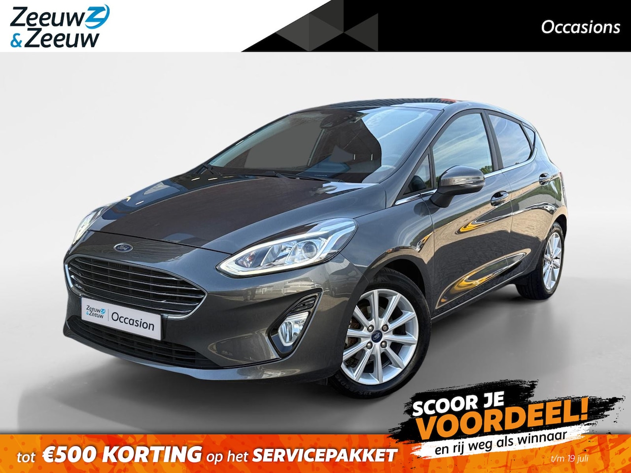 Ford Fiesta - 1.0 EcoBoost Titanium X | Winter Pack | Navigatiesysteem | Cruise Control | Draadloos Tele - AutoWereld.nl