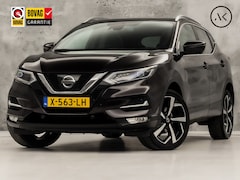 Nissan Qashqai - 1.2 Tekna + (PANORAMADAK, NAVIGATIE, MEMORY SEAT, NAPPA LEDER, ZWART HEMEL, 360 CAMERA, ST